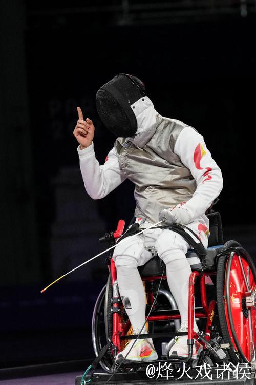 坐轮椅的击剑勇士 坐轮椅的击剑勇士